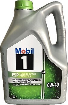 Фото Mobil 1 ESP X4 0W-40 5 л (157814)