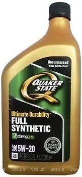 Фото Quaker State Ultimate Durabiliti 5W-20 0.946 л (550046211)