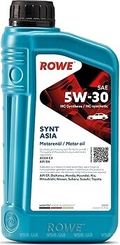 Фото ROWE Hightec Synt Asia 5W-30 1 л (20245-0010-99)