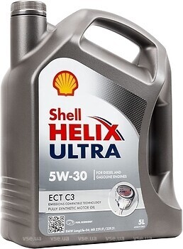 Фото Shell Helix Ultra ECT C3 5W-30 5 л