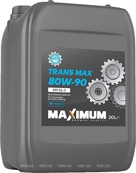 Фото Maximum Trans Max 80W-90 GL-5 1 л