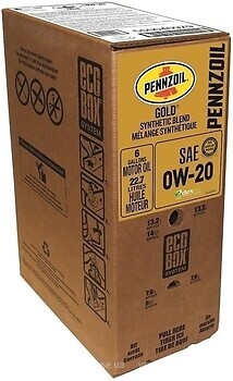 Фото Pennzoil Gold Synthetic 0W-20 22.71 л