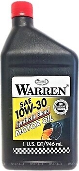 Фото Warren Oil Synthetic Blend 10W-30 0.946 л