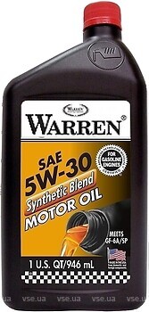 Фото Warren Oil Synthetic Blend 5W-30 0.946 л