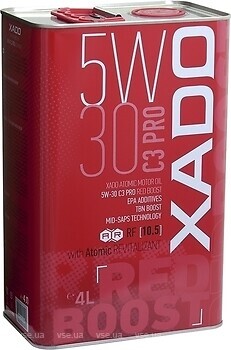 Фото Xado Atomic Oil 5W-30 C3 Pro Red Boost 200 л (XA 26768)