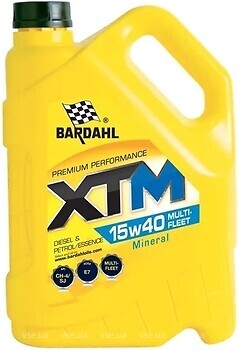 Фото Bardahl XTM Multifleet 15W-40 5 л (36883/54951)