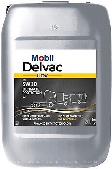 Фото Mobil Delvac Ultra 5W-30 Ultimate Protection V2 20 л