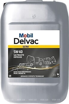 Фото Mobil Delvac Ultra 5W-40 Ultimate Defense 20 л