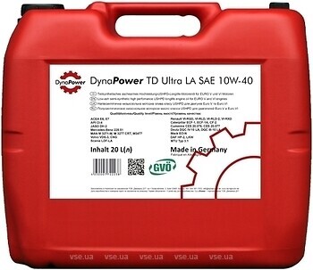 Фото DynaPower TD Ultra LA 10W-40 60 л