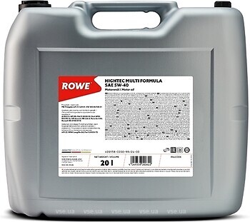 Фото ROWE Hightec Multi Formula 5W-40 20 л (20138-0200-99)