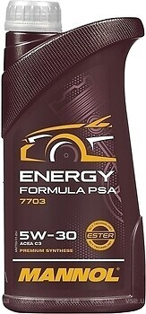 Фото Mannol Energy Formula PSA 5W-30 SN/CH-4 1 л (7703-1)