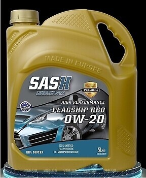 Фото SASH Lubricants Flagship RBO 0W-20 5 л