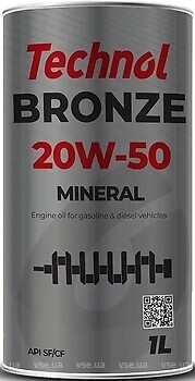 Фото Technol Bronze 20W-50 1 л