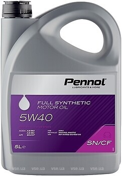 Фото Pennol SN/CF 5W-40 5 л (1044622)