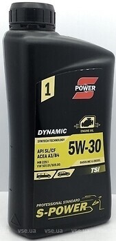Фото S-Power Dynamic TSi 5W-30 5 л