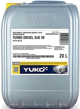 Фото Yuko Turbo Diesel SAE 30 5 л