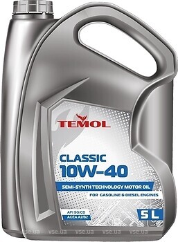 Фото Temol Classic 10W-40 5 л