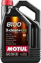 Фото Motul 8100 X-CLEAN+ EFE 0W-30 5 л (111678)