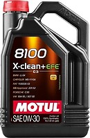 Фото Motul 8100 X-CLEAN+ EFE 0W-30 5 л (111678)