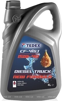 Фото Tedex Diesel Truck New Formula API CF-4/SJ 15W-40 1 л
