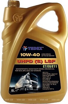 Фото Tedex Diesel Truck UHPD (S) LSP CI-4 10W-40 20 л