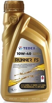 Фото Tedex Runner (FS) SN/SM/CF 10W-40 1 л