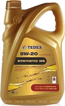 Фото Tedex Synthetic (MS) SN 5W-20 1 л