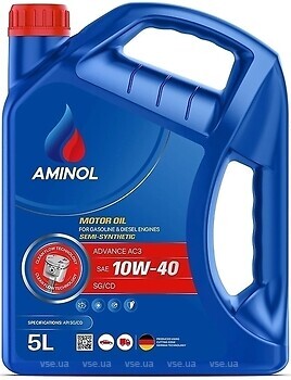 Фото Aminol Advance AC3 10W-40 SG/CD 200 л