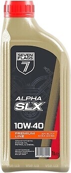 Фото Seven Flags Alpha SLX 10W-40 API SL/CF 1 л