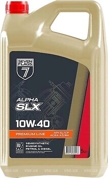 Фото Seven Flags Alpha SLX 10W-40 API SL/CF 4 л