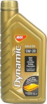 Фото MOL Dynamic Gold DX 5W-20 1 л