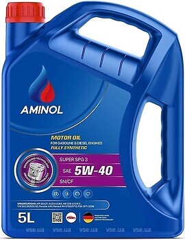 Фото Aminol Super SPG3 5W-40 SN/CF 5 л