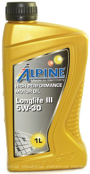 Фото Alpine Longlife III 5W-30 1 л