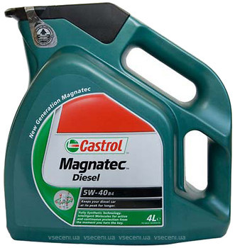 Фото Castrol Magnatec Diesel 5W-40 B4 4 л