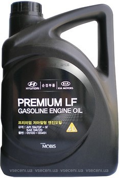 Фото Mobis Hyundai/KIA Premium LF Gasoline (05100-00451) 5W-20 4 л