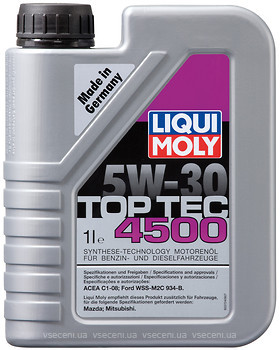 Фото Liqui Moly Top Tec 4500 5W-30 1 л (2317)