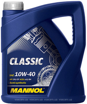 Фото Mannol CLASSIC 10W-40 4 л