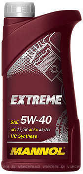 Фото Mannol EXTREME 5W-40 1 л