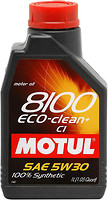 Фото Motul 8100 Eco-clean+ 5W-30 C1 1 л (842511/101580)