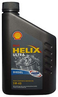 Фото Shell Helix Diesel Ultra 5W-40 1 л (21137/4107552/550040551/550022194/550046644)