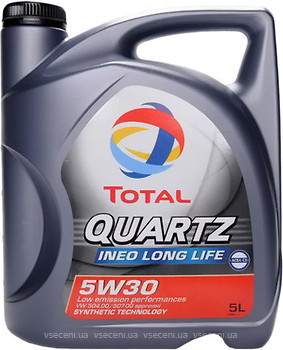 Фото Total Quartz Ineo LONG LIFE 5W-30 5 л (181712/213819)