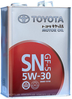 Фото Toyota SN GF-5 5W-30 4 л (08880-10705)