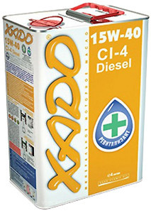 Фото Xado Atomic Oil 15W-40 CI-4 Diesel 4 л (20214)