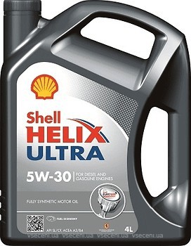Фото Shell Helix Ultra 5W-30 4 л