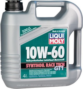 Фото Liqui Moly Synthoil Race Tech GT1 10W-60 4 л (7535)