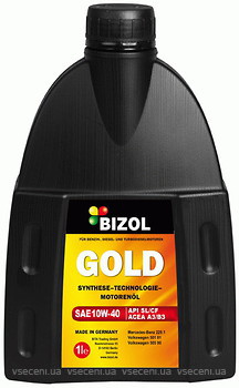 Фото Bizol Gold SAE 10W-40 1 л (B3010)