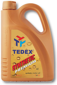 Фото Tedex Synthetic Premium Motor Oil SM/CF 5W-30 4 л