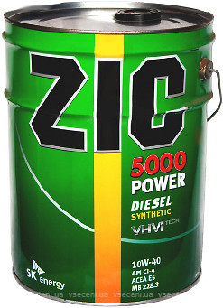 Фото ZIC 5000 POWER 10W-40 20 л