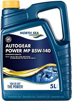 Фото North Sea Lubricants Autogear Power MP 85W-140 5 л