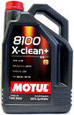 Фото Motul 8100 X-clean + 5W-30 5 л (854751/102269/106377)